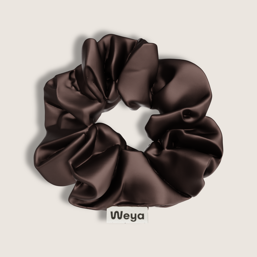 Silk Scrunchie Stone